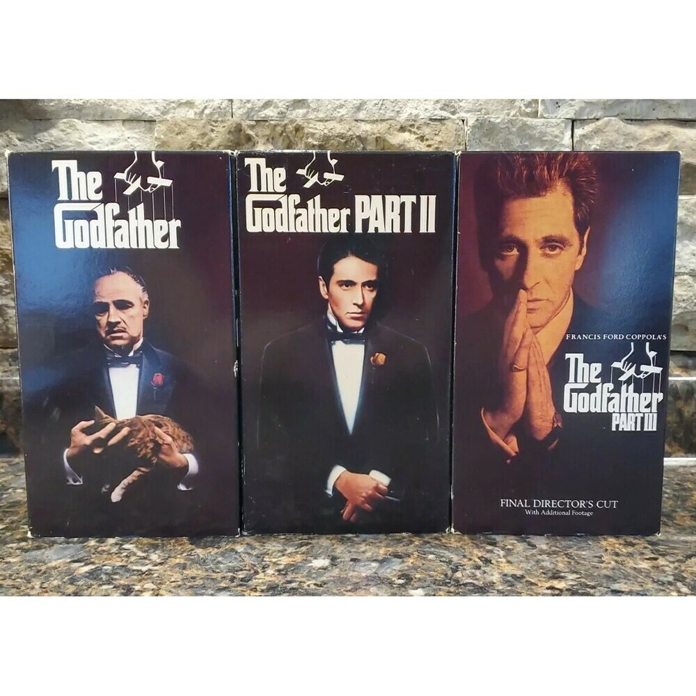 The Godfather Collection (VHS 6-Tape Set) Part I 2 3 - Al Pacino, Marlon Brando